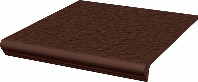 ФасадКерамика — В продаже Ступень для крыльца с капиносом Paradyz Natural Brown Duro 330х300х11 мм