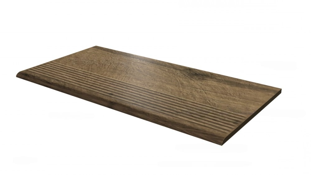 ФасадКерамика — В продаже Ступень для крыльца с насечкой Paradyz Carrizo Wood 300х600х8.5 мм